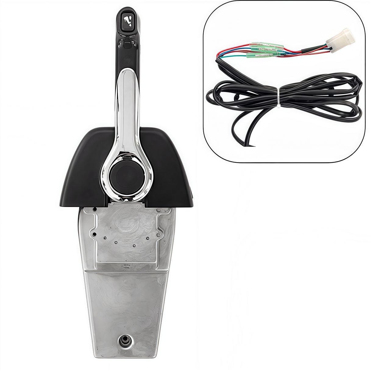 Yamaha Outboard Motor Remote Control Box 704-48205-P1 Top Mounted Single PUSH