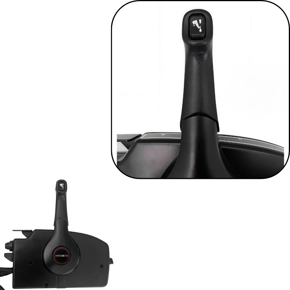 Mercury Outboard Motor Remote Control Box 881170A15-L Side Mounted Pull Left Hand Mirror Image