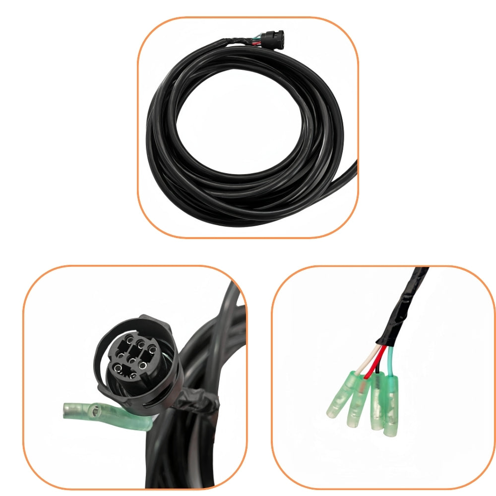 Tohatsu Outboard Motor Remote Control Box 3ACQ84330-01 Side Mounted 10PIN PUSH