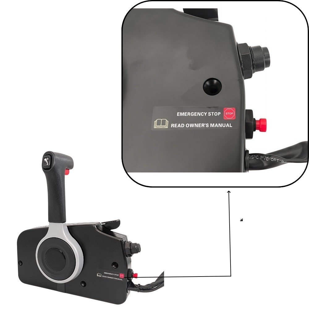 Suzuki Outboard Motor Remote 67200-93J50 - Machanical Side Mount