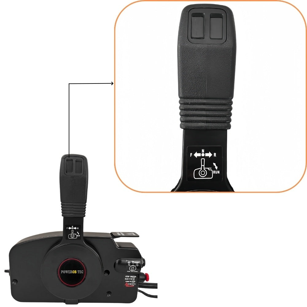 Tohatsu Outboard Motor Remote Control Box 3GFQ84340-01 Side Mounted 10PIN PUSH