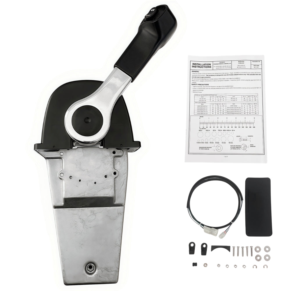 Honda Outboard Motor Remote 06240-ZW5-U50 - Machanical Top Mount Single