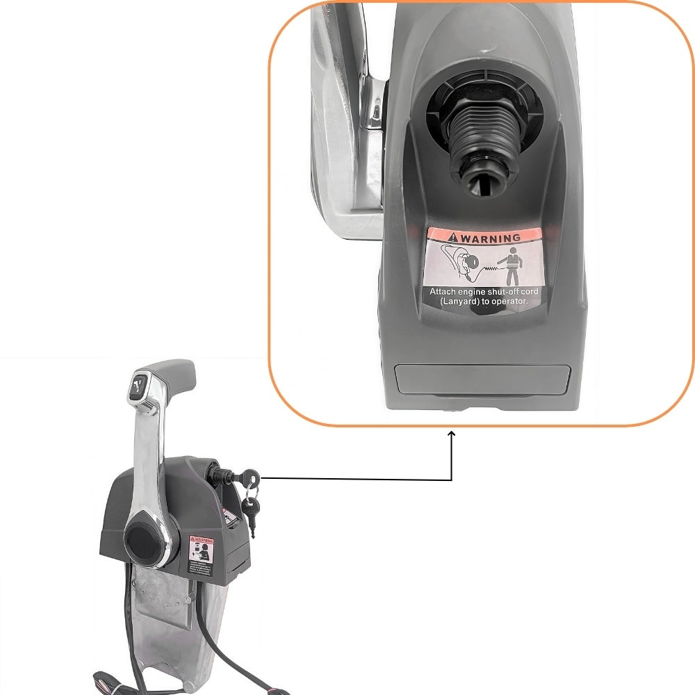 Johnson Evinrude 5006186 Top Mount Single Remote Control