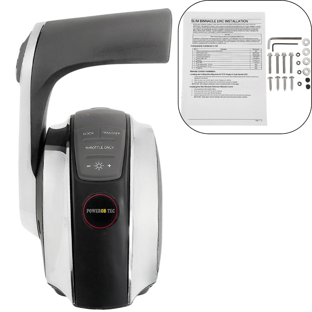 Mercury Outboard Motor Remote 8M0079291 Electronic Control Box ERC DTS SIim Console Control Single Engine