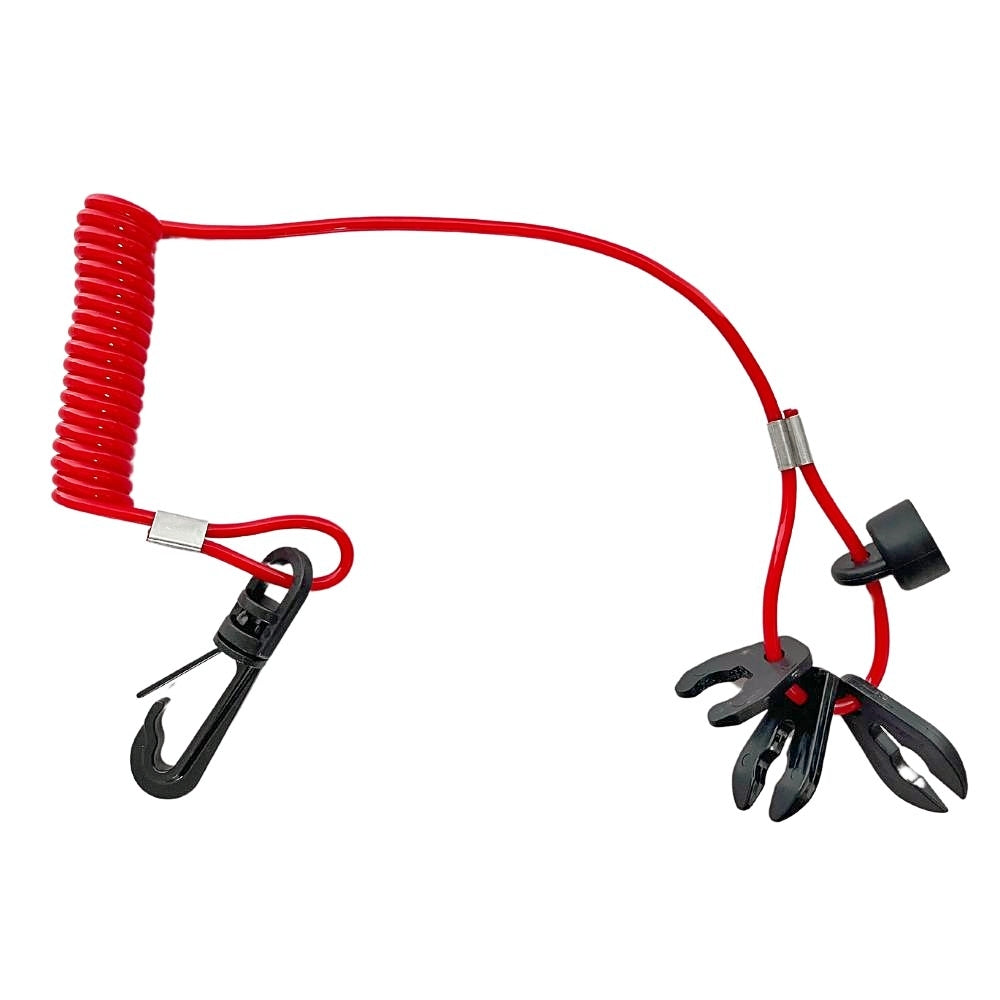 POWEROB TEC Outboard 4 Lock Kill Stop Lanyard