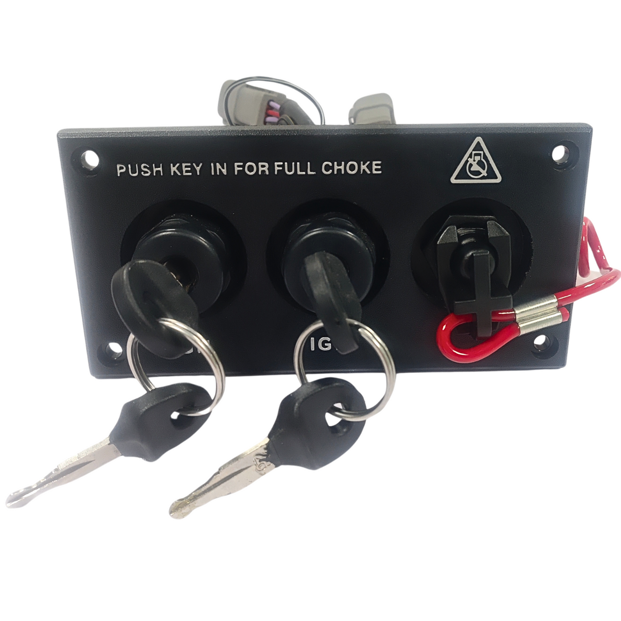 0176410 Main Dual Twin Ignition & Key Switch Panle Assembly for Johnson Evinrude BRP Outboard