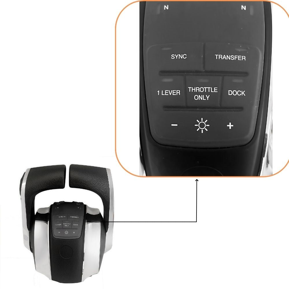 Mercury Outboard Motor Remote 8M0096751 Electronic Control Box ERC DTS SIim Console Control Triple Engine