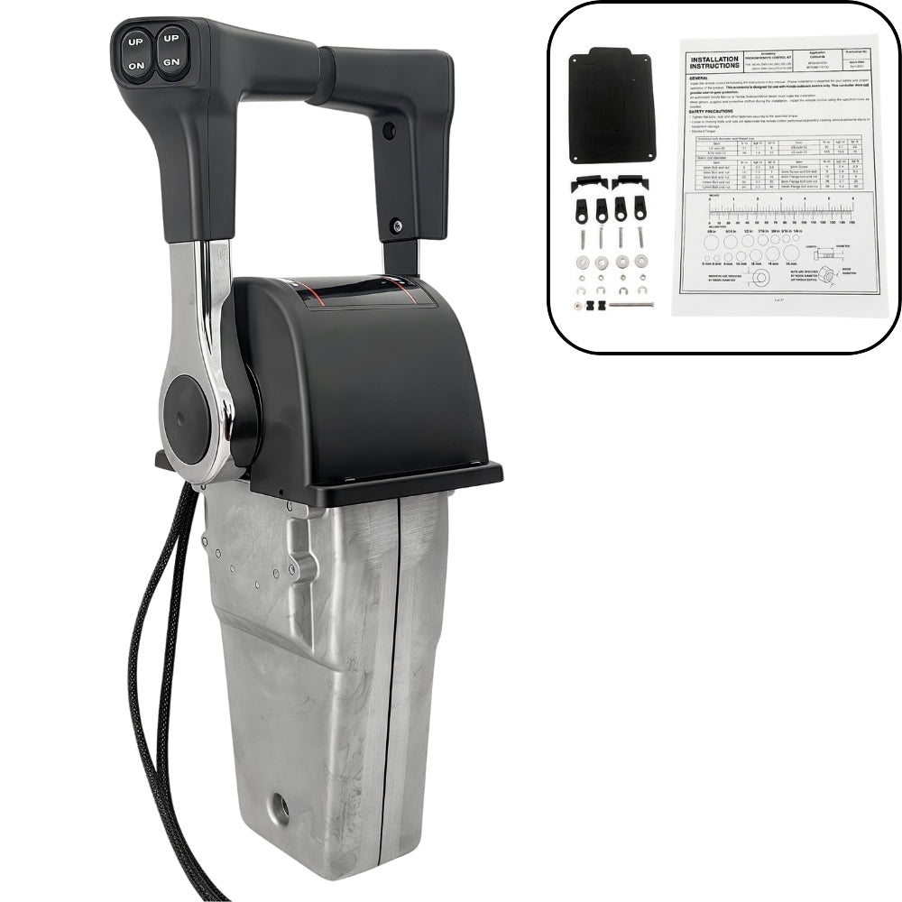 Honda Outboard Motor Remote 06240-ZW5-U60 - Machanical Top Mount Dual