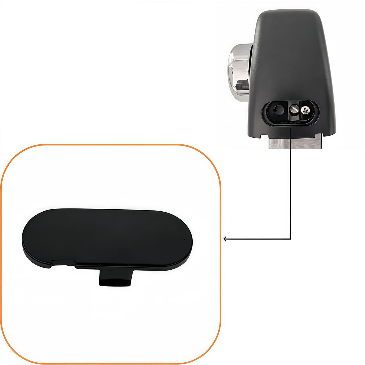 Yamaha Outboard Motor Remote Control Box 704-48205-P1 Top Mounted Single PUSH