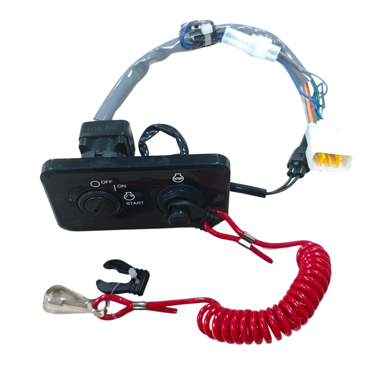 37290-98L10 Vertical Ignition & Key Switch Panle Assembly for Suzuki Outboard