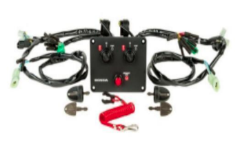 06323-ZY6-712 Dual Engine Ignition & Key Switch Panle Assembly for Honda Outboard