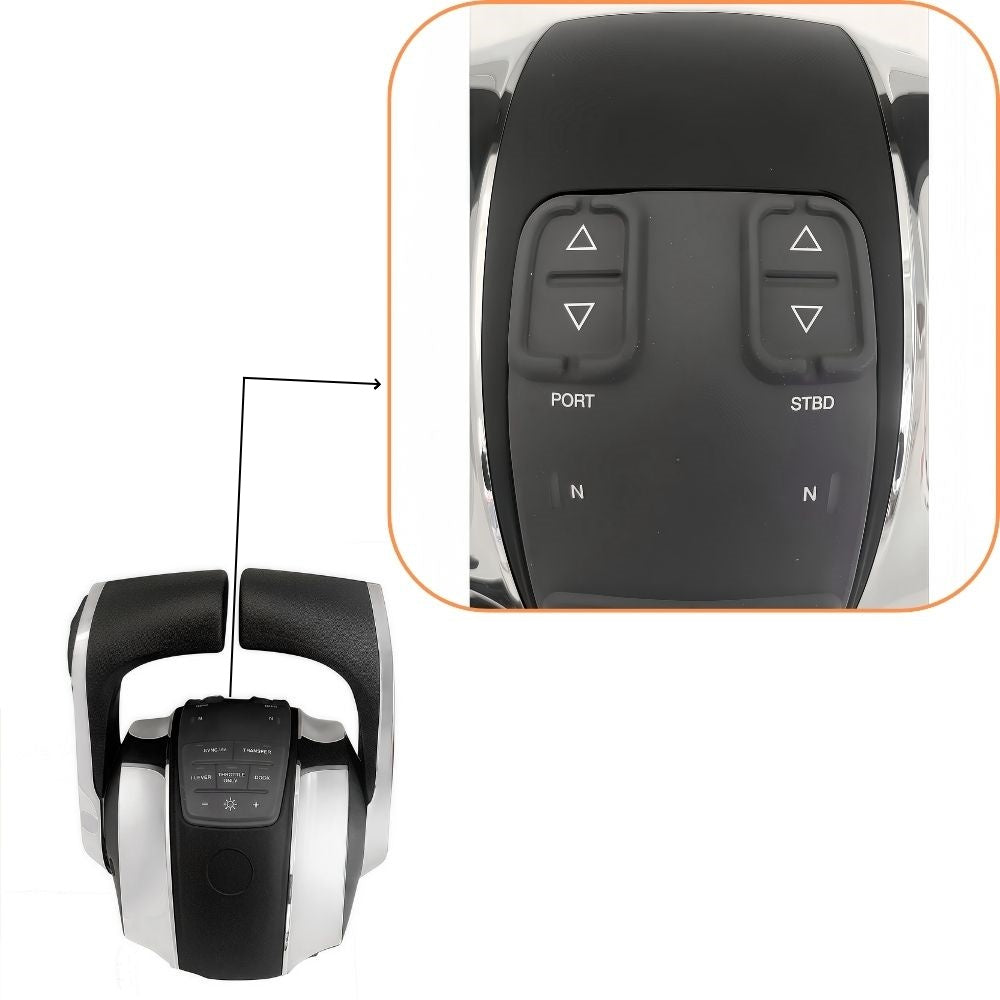 Mercury Outboard Motor Remote 8M0096751 Electronic Control Box ERC DTS SIim Console Control Triple Engine