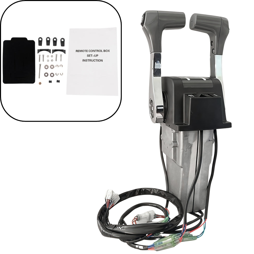 Suzuki Outboard Motor Remote 67200-93J15 - Machanical Top Mount Dual