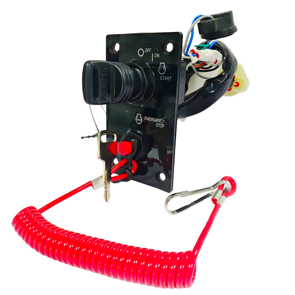 37100-96J24 Single Ignition & Key Switch Panle Assembly for Suzuki Outboard
