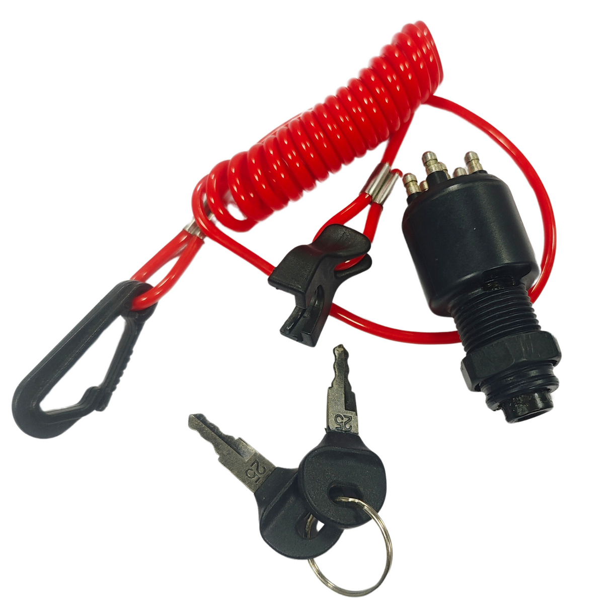 5005081 Main Ignition & Key Switch Assembly for Johnson Evinrude BRP Outboard with Stop Switch