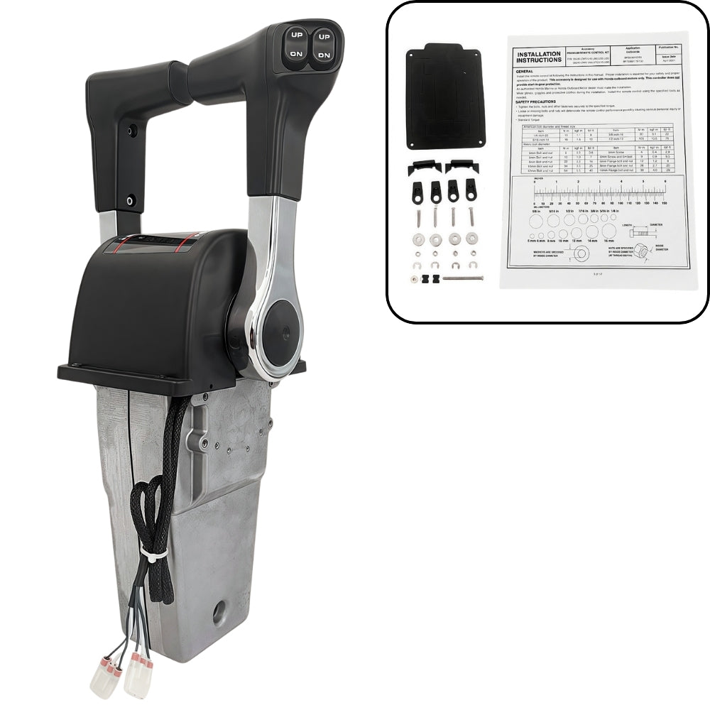 Honda Outboard Motor Remote 06240-ZW5-U70 - Machanical Top Mount Dual (Copy)