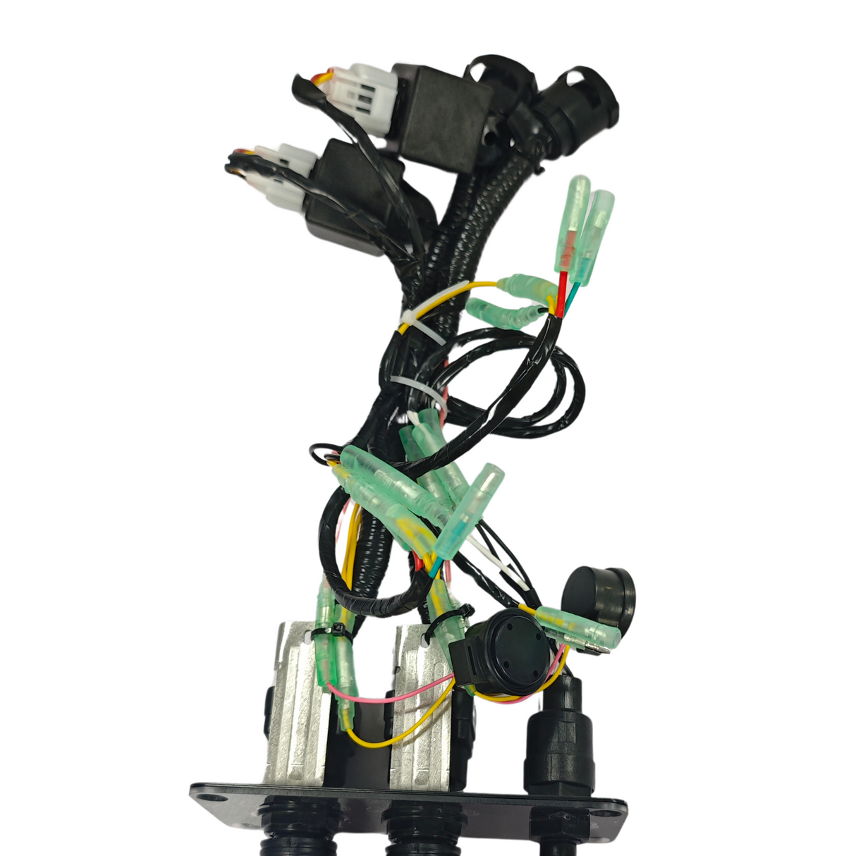 6Y8-82570-04 Dual Twin Engine Ignition & Key Switch Panel Assembly for Yamaha Outboard