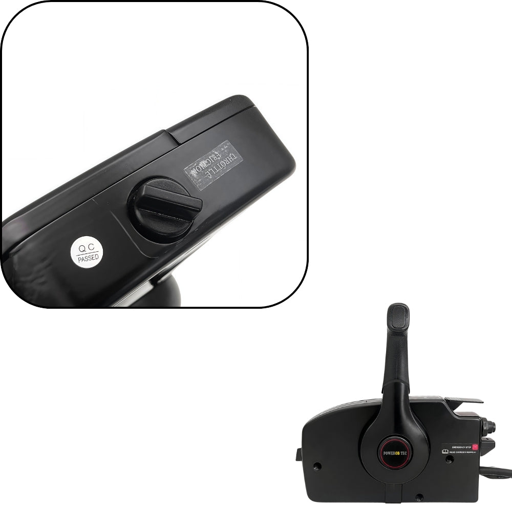 Mercury Outboard Motor Remote Control Box 881170A16 Side Mounted Pull Right Hand Mirror Image