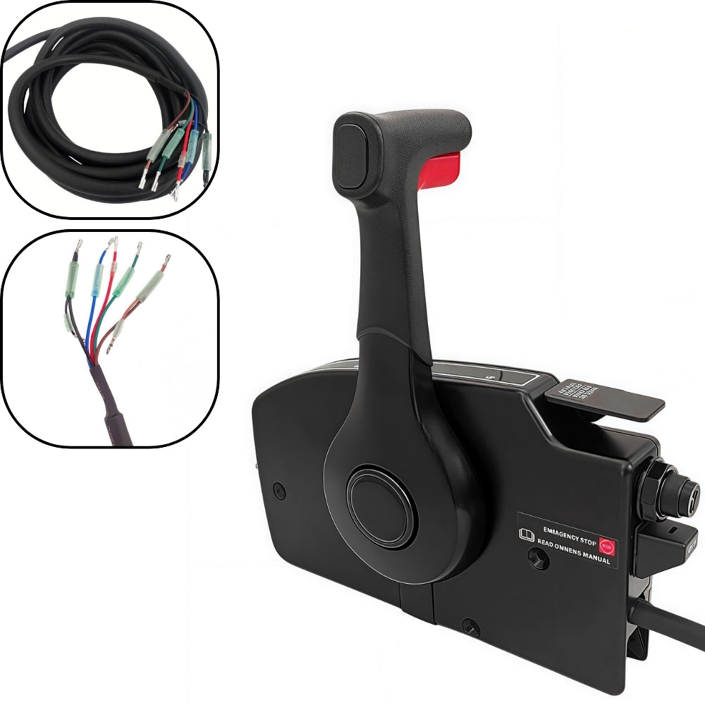 Mercury Outboard Motor Remote Control Box 881170A9 Side Mounted Pull Right Hand Mirror Image