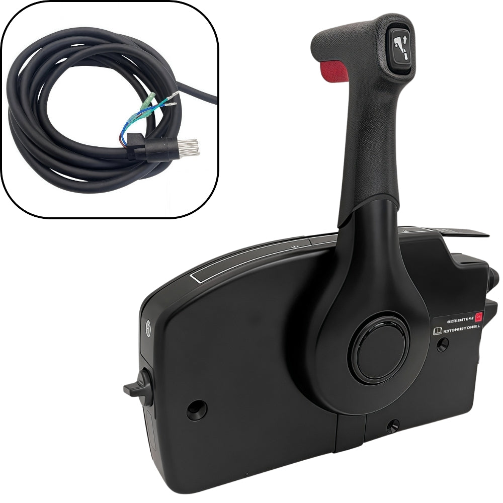Mercury Outboard Motor Remote Control Box 881170A20 Side Mounted Pull Right Hand Mirror Image