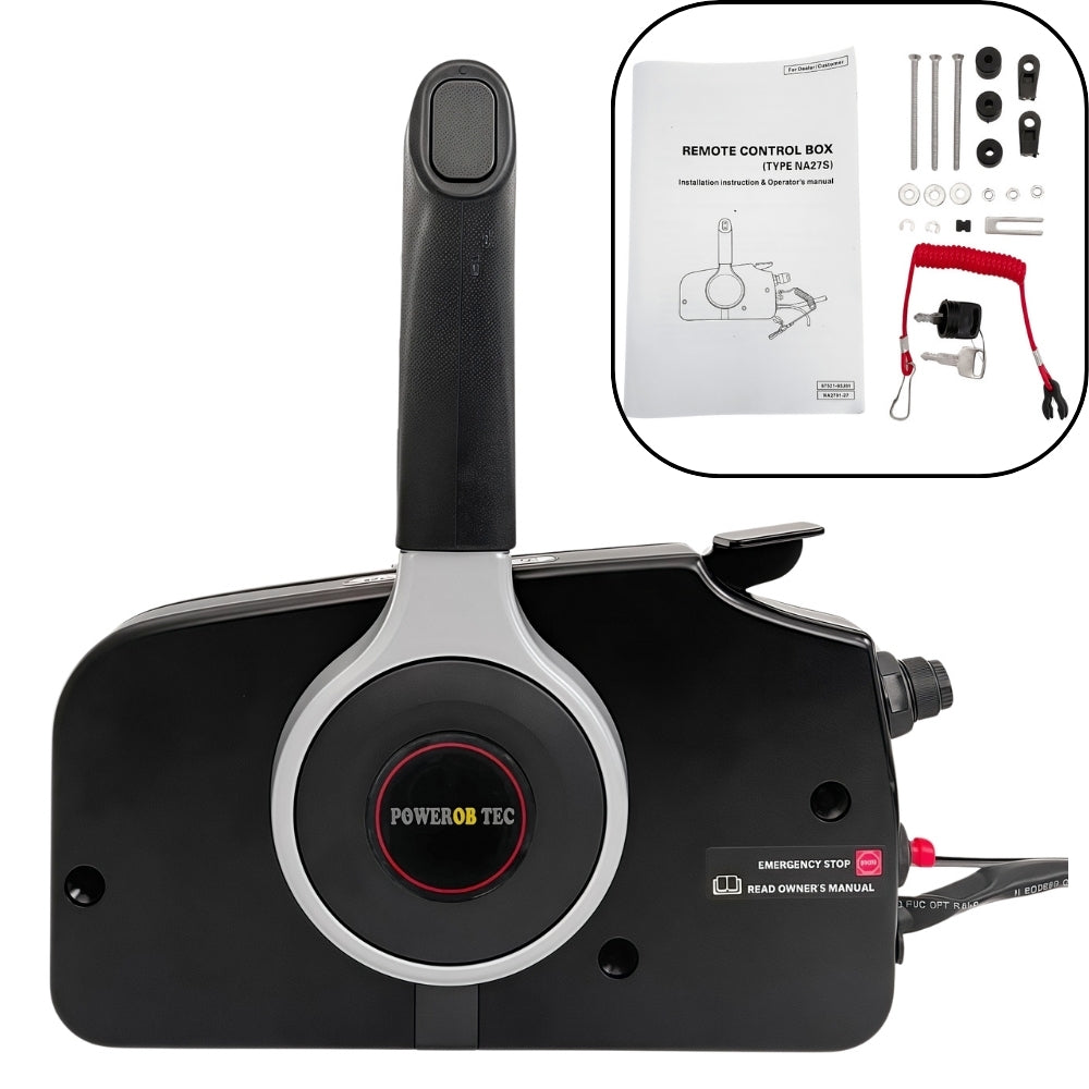 Suzuki Outboard Motor Remote 67200-91J20 - Machanical Side Mount