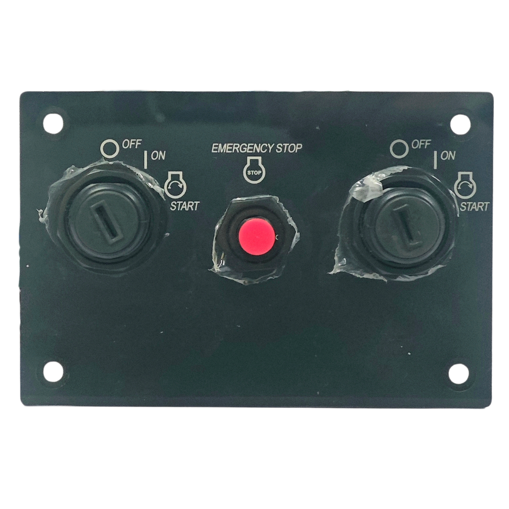 37100-96J14 Dual Twin Ignition & Key Switch Panel Assembly for Suzuki Outboard