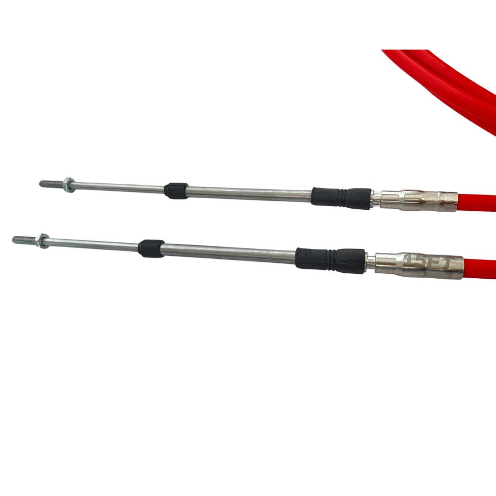 Red Yamaha 33C Throttle and Shift Cables 1pcs (Fits Honda Suzuki Tohatsu )