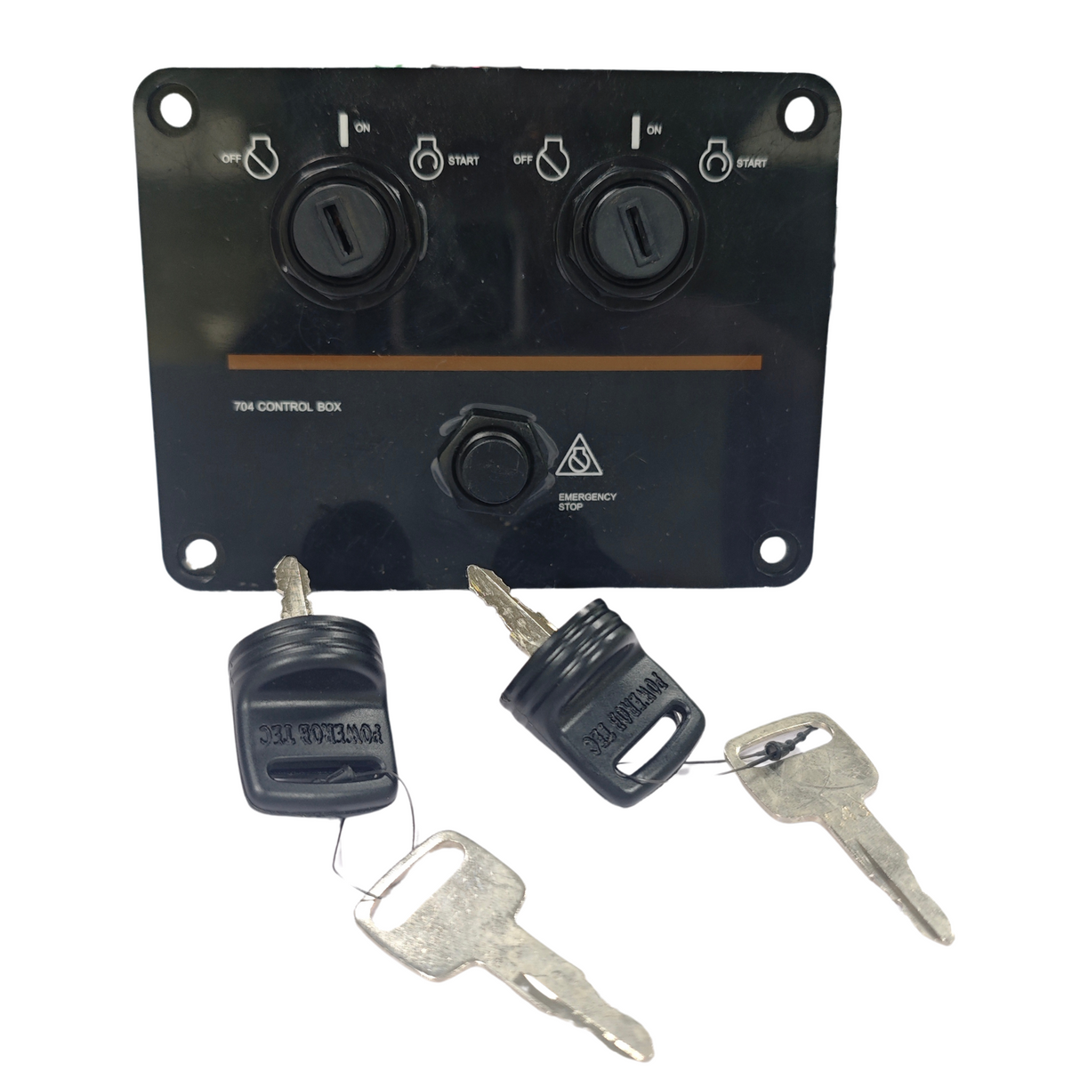6K1-82570-08/13 Dual Twin Engine Ignition & Key Switch Panel Assembly for Yamaha Outboard
