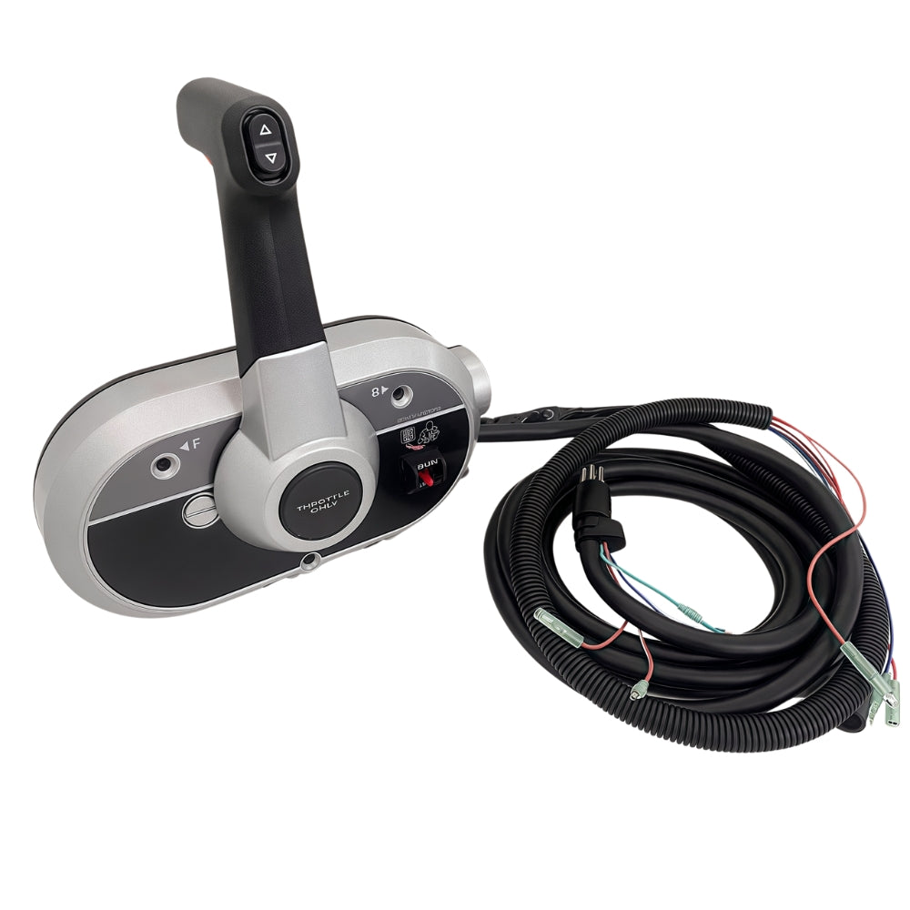 Mercury Outboard Motor Remote Control Box 8M0103452 Side Mounted Pull Right Hand Mirror Image