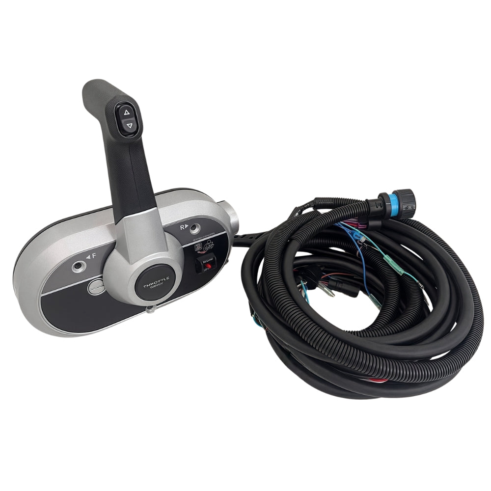 Mercury Outboard Motor Remote Control Box 8M0121858 Side Mounted Pull Right Hand Mirror Image