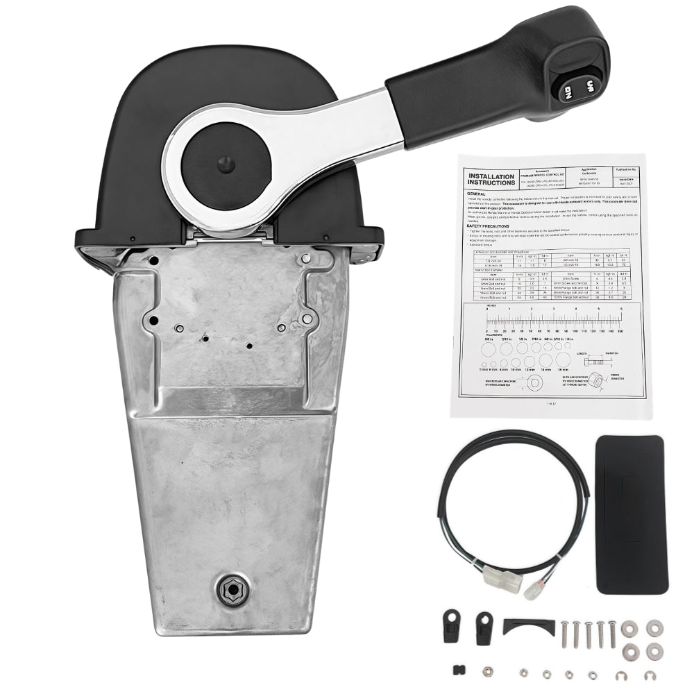 Honda Outboard Motor Remote 06240-ZW5-U20 - Machanical Top Mount Single