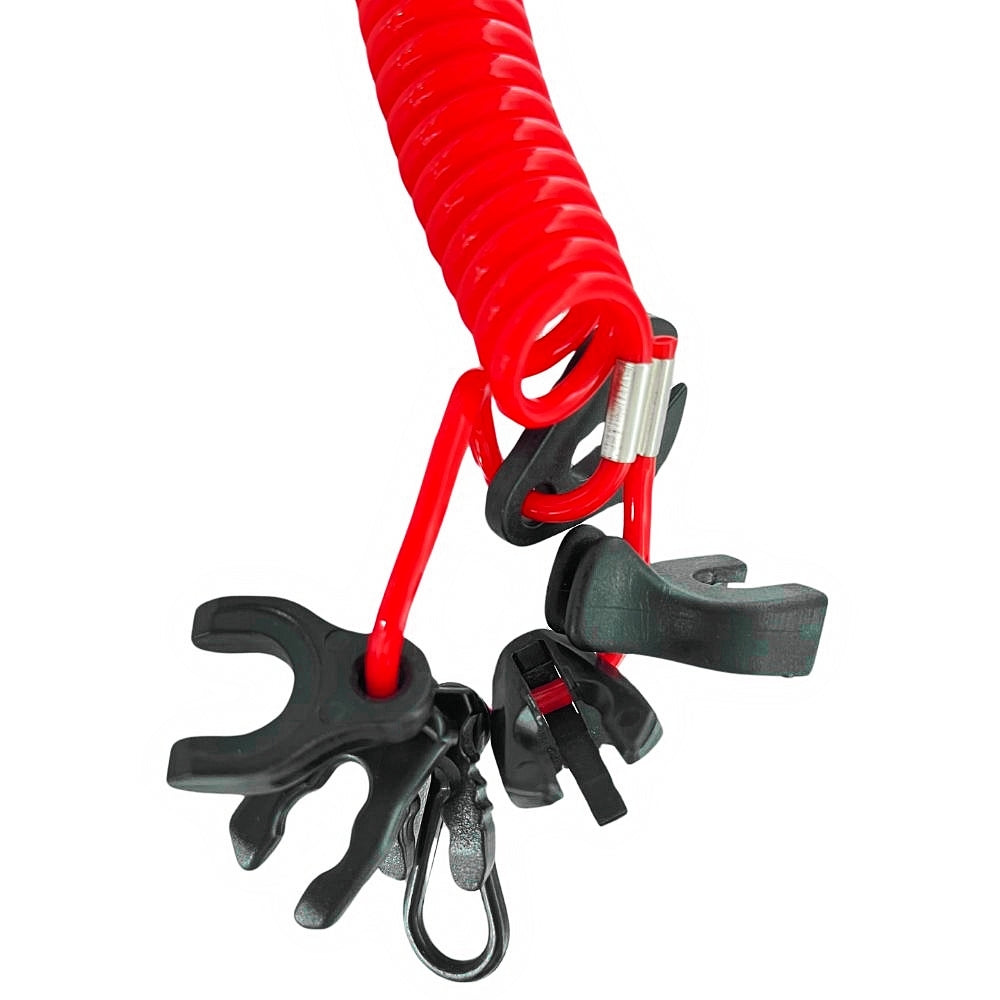 POWEROB TEC Outboard 7 Lock Kill Stop Lanyard