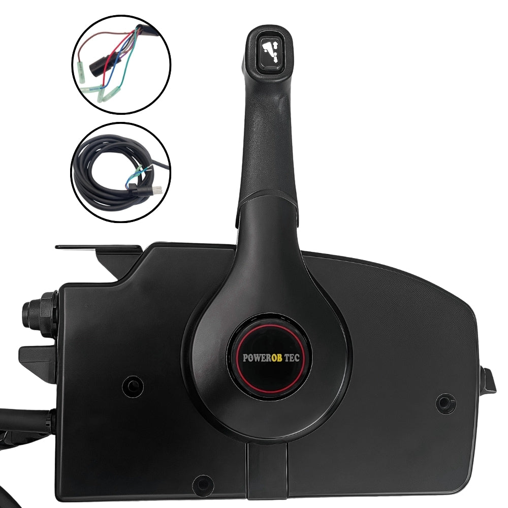 Mercury Outboard Motor Remote Control Box 881170A15-L Side Mounted Pull Left Hand Mirror Image