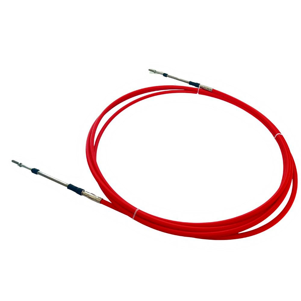 Red Yamaha 33C Throttle and Shift Cables 1PCS Customize Longer Sizes(Fits Honda Suzuki Tohatsu )