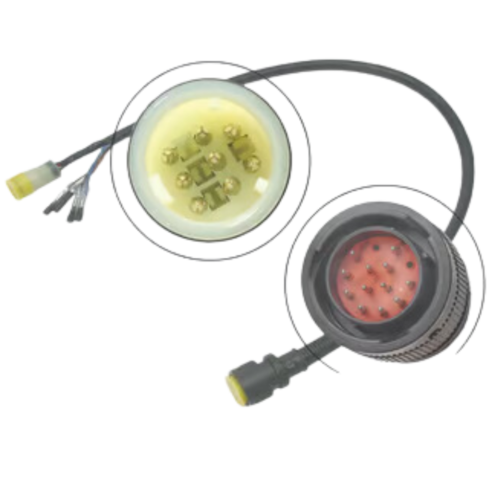 Mercury 896540T01 896540T05 Adaptor Harness 14Pin Male to 8Pin Male,5ft