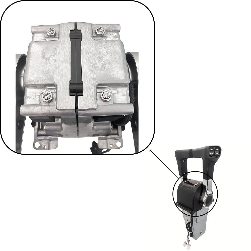 Honda Outboard Motor Remote 06240-ZW5-U70 - Machanical Top Mount Dual (Copy)