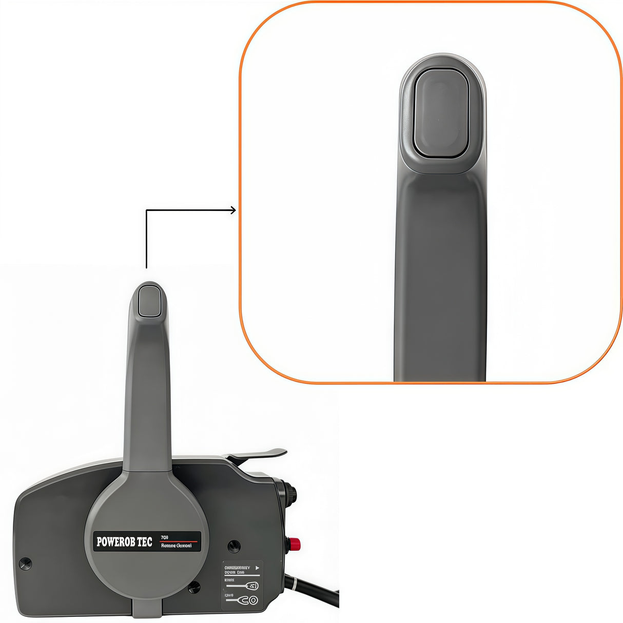 Yamaha Outboard Motor New Remote Control Box 703-48230-14N Side Mounted 7PIN PUSH