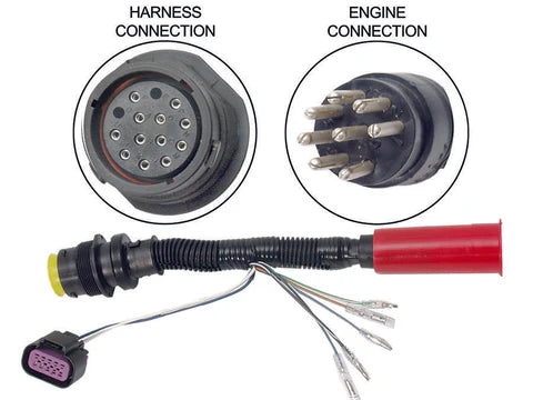 Mercury 84-896539T08 Adaptor Harness 8 Pin Male To 14 Pin Female