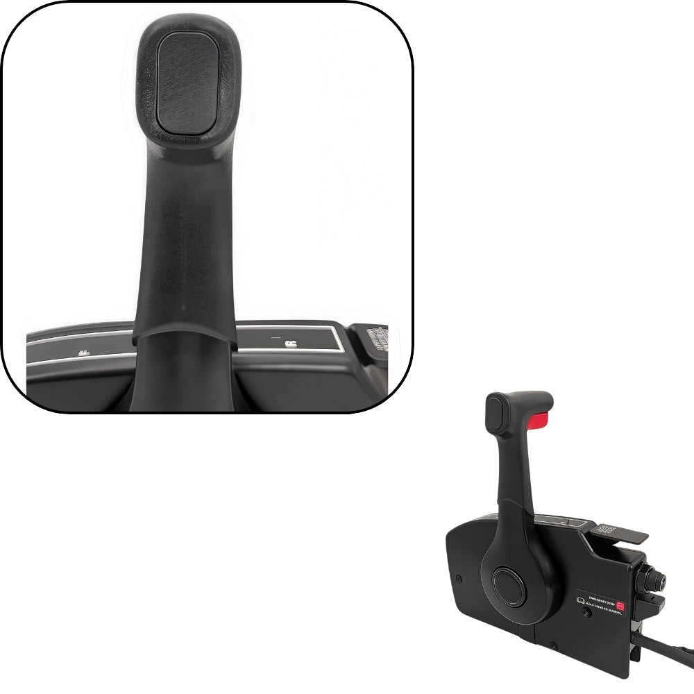 Mercury Outboard Motor Remote Control Box 881170A3 Side Mounted Pull Right Hand Mirror Image