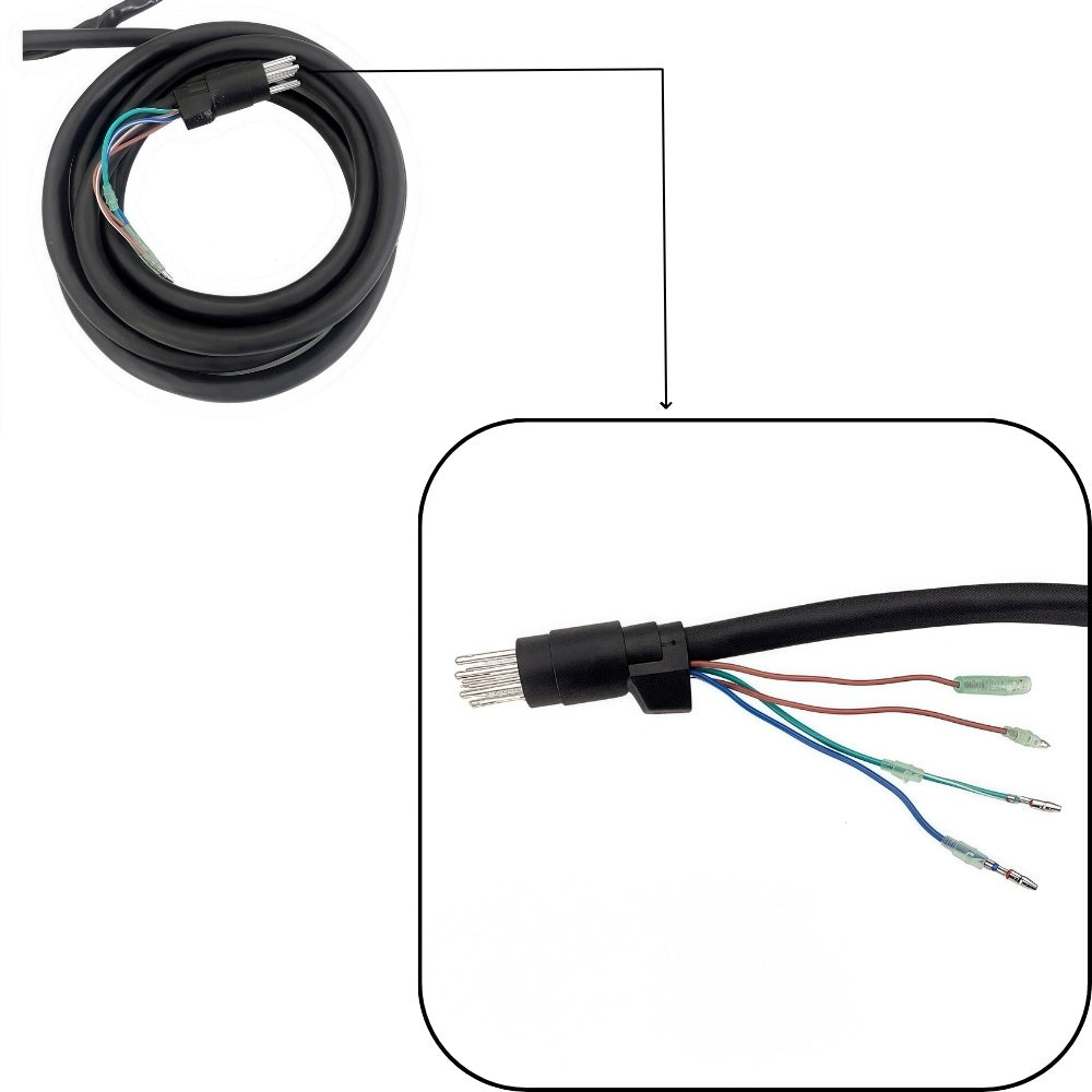 Mercury Outboard Motor Remote Control Box 8M0103452 Side Mounted Pull Right Hand Mirror Image