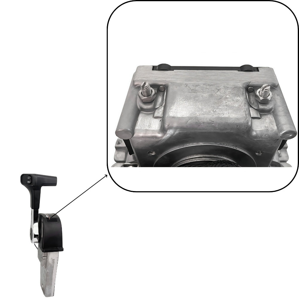 Honda Outboard Motor Remote 06240-ZW5-U20 - Machanical Top Mount Single