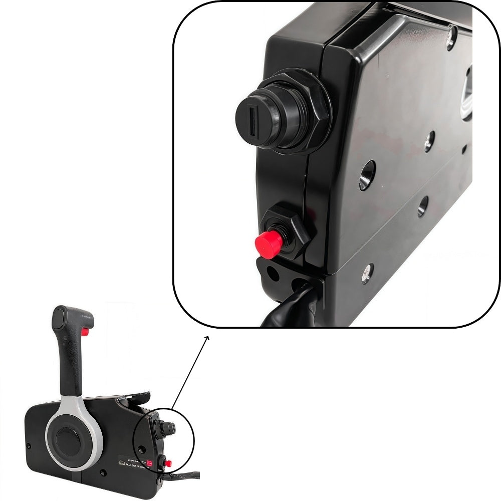 Suzuki Outboard Motor Remote 67200-91J20 - Machanical Side Mount
