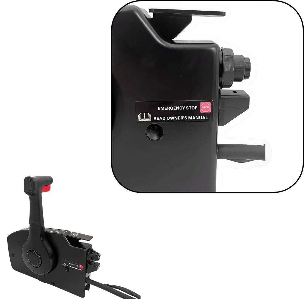 Mercury Outboard Motor Remote Control Box 881170A9 Side Mounted Pull Right Hand Mirror Image