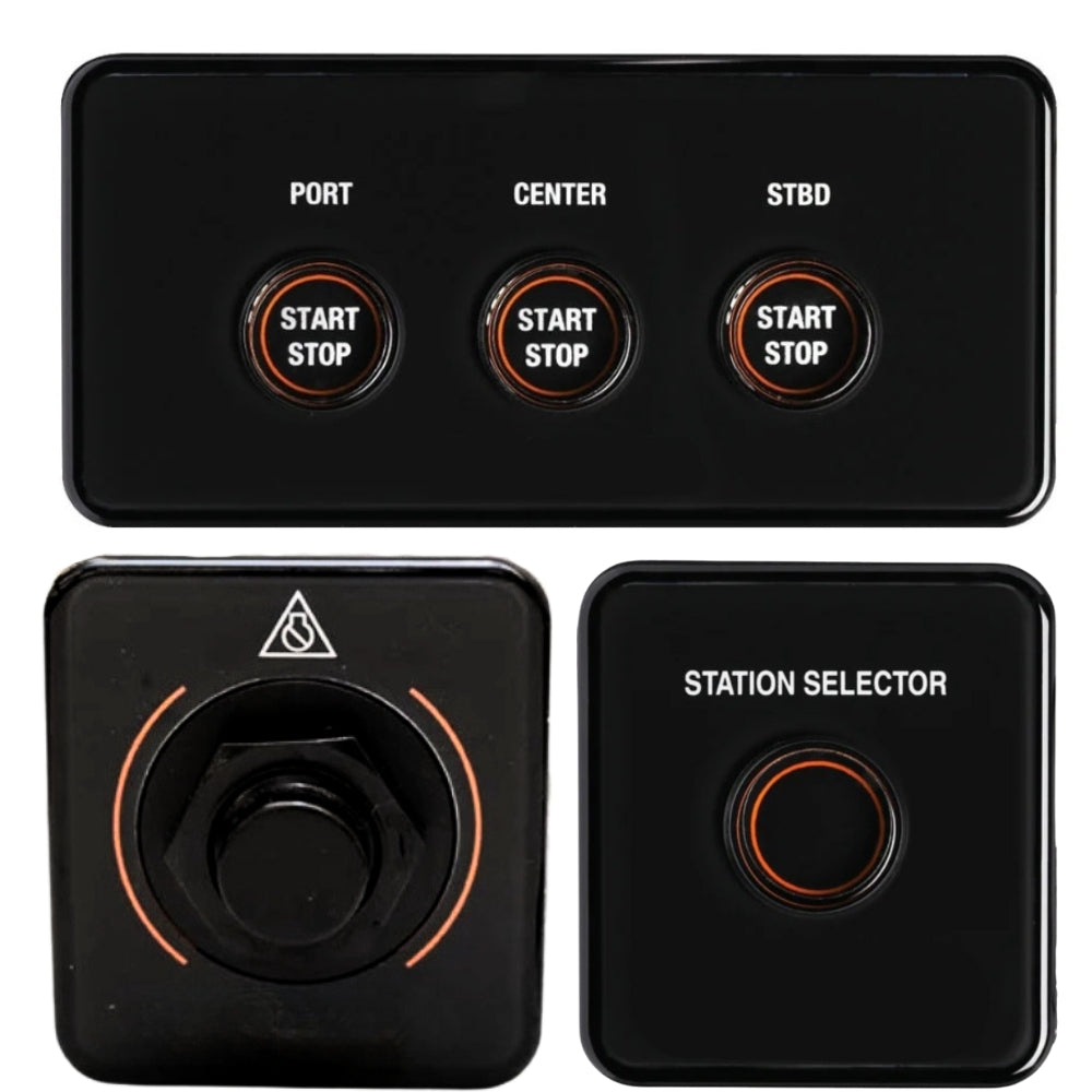 6X6-W0035-70/80/90 Engine Command Link Second Station Switch Kit Assembly for Yamaha Outboard