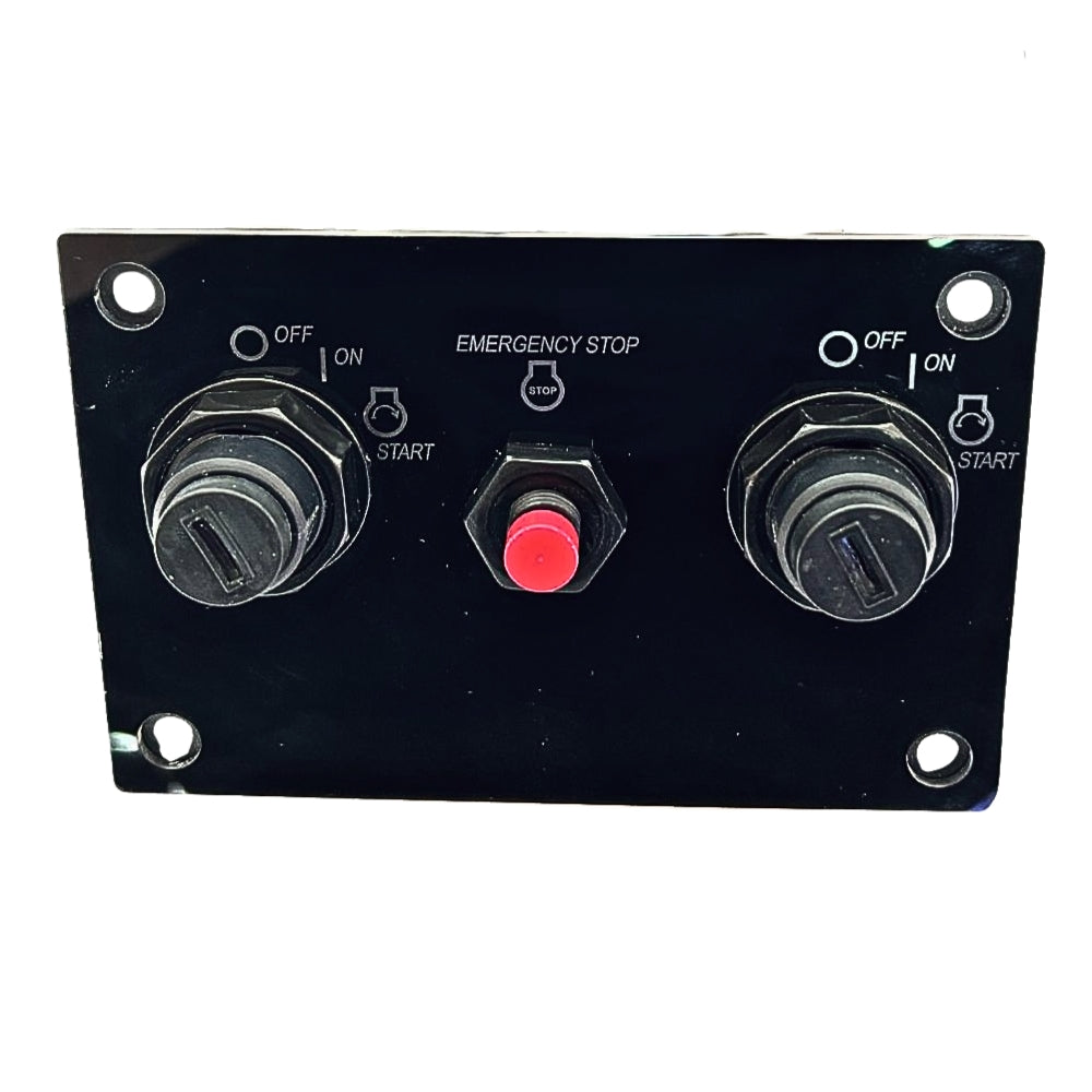 37100-96L22 Dual Twin Ignition & Key Switch Panel Assembly for Suzuki Outboard