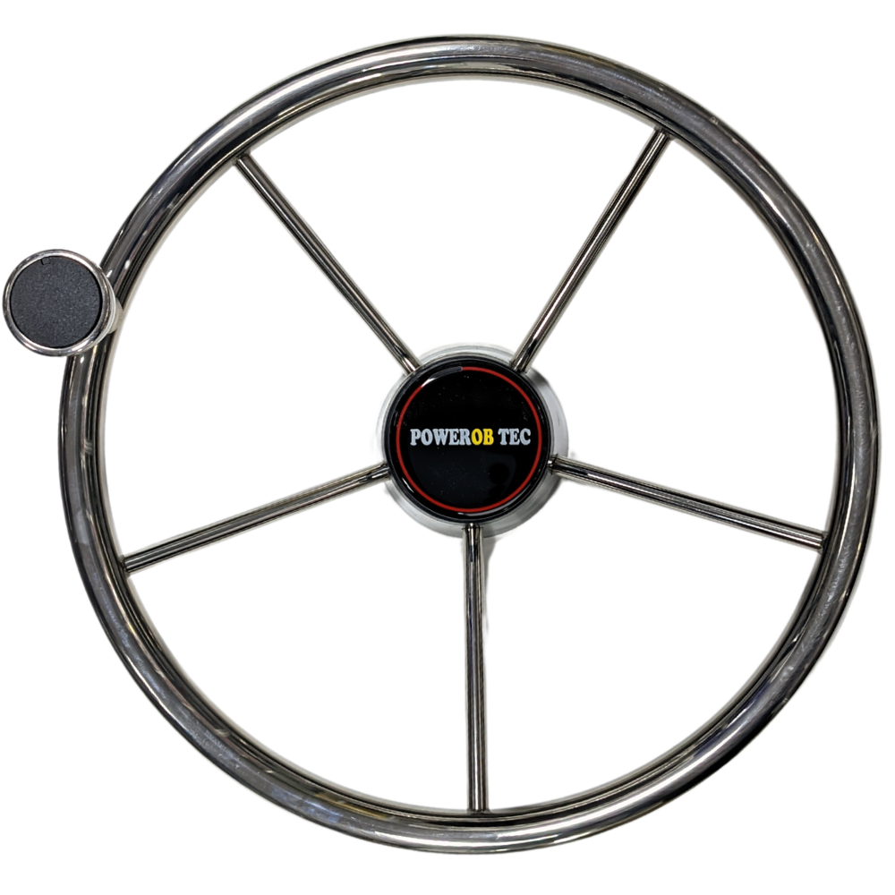 5 Spoke Marine Stainless Steering Wheels