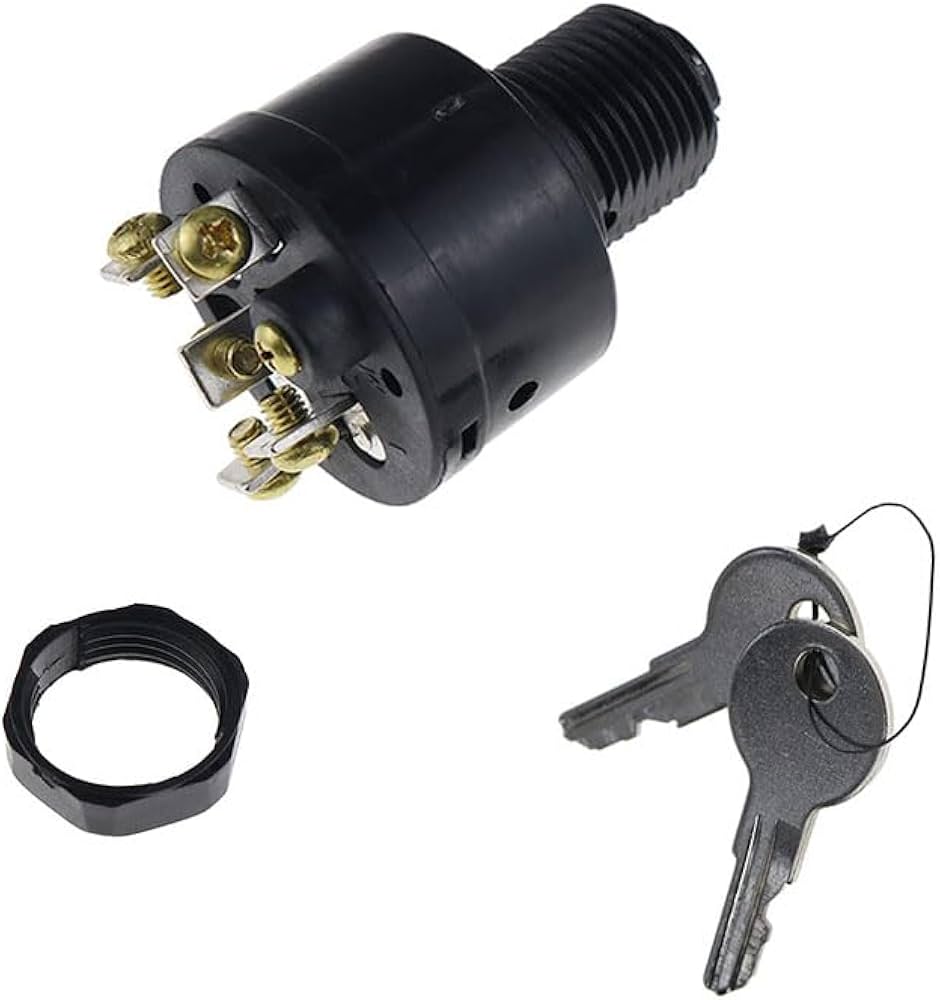 87-88107 Main Ignition & Key Switch Assembly for Mercury Outboard 5 Pi ...